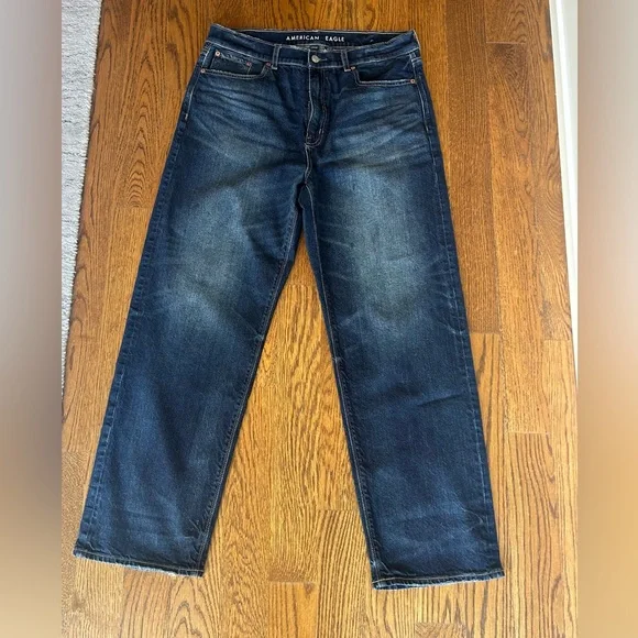 American Eagle Ex-Boyfriend Jeans Strigid Women’s Size 8 - Picture 3 of 7